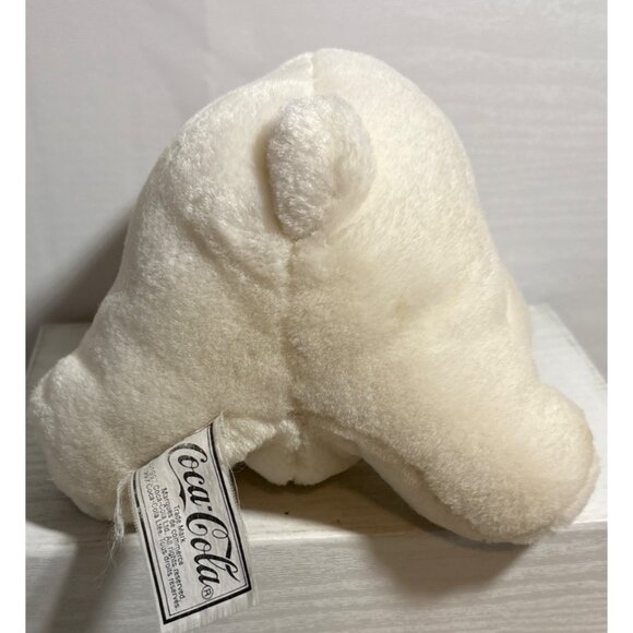 Coca-Cola Polar Bear Plush With Red Ear Muffs Soft Toy 7" - Picture 6 of 8